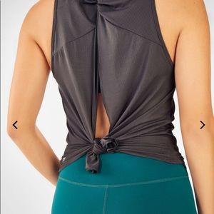 Fabletics Cashel Open Back Tank - Black